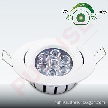 Patented IP54 Puck Lights LED Kitchen Light 8W Dimmable 7 CREE XTE